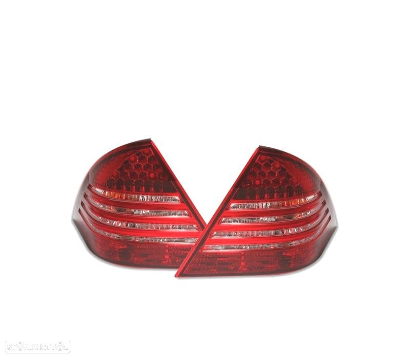 PILOTOS MERCEDES CLASSE E W211 02-06 LED VERMELHO - 1