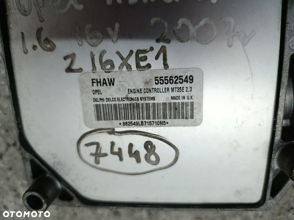 KOMPUTER, STEROWNIK OPEL ASTRA H 55562549 DELPHI - 6