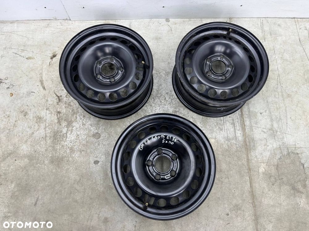 Felga Opel Astra H G Vectra Zafira Meriva B 6,5jx15 5x110 ET35 felga stalowa 15 cali 2150168 - 1