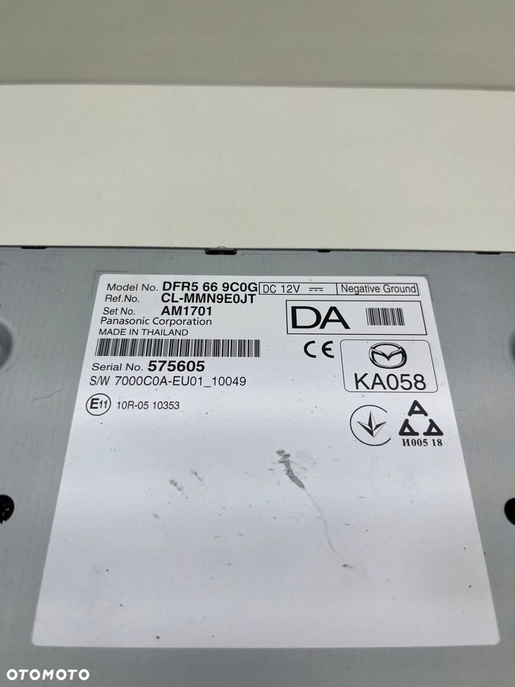 MAZDA CX-30 RADIO CZYTNIK NAWIGACJA DFR5669COG - 2