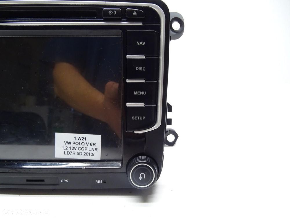 RADIO 2 DIN CZYTNIK KART SD CD GPS NAVI VW POLO V 6R - 4