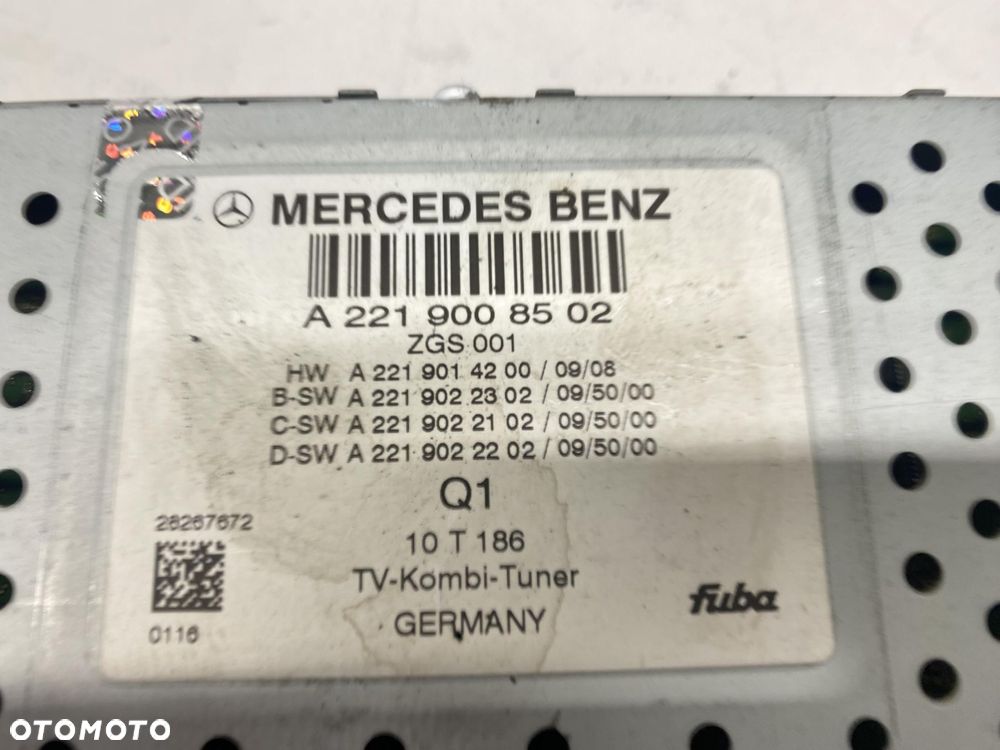 MERCEDES W221 S-KLASA WZMACNIACZ TUNER MODÓŁ A2219008502 - 2