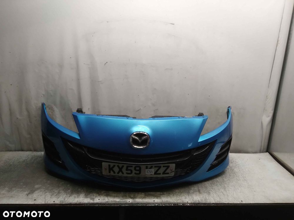 ^ ZDERZAK PRZÓD PRZEDNI DO MAZDA 3 III 2 Gen. NIEBIESKI BŁĘKITNY - 1