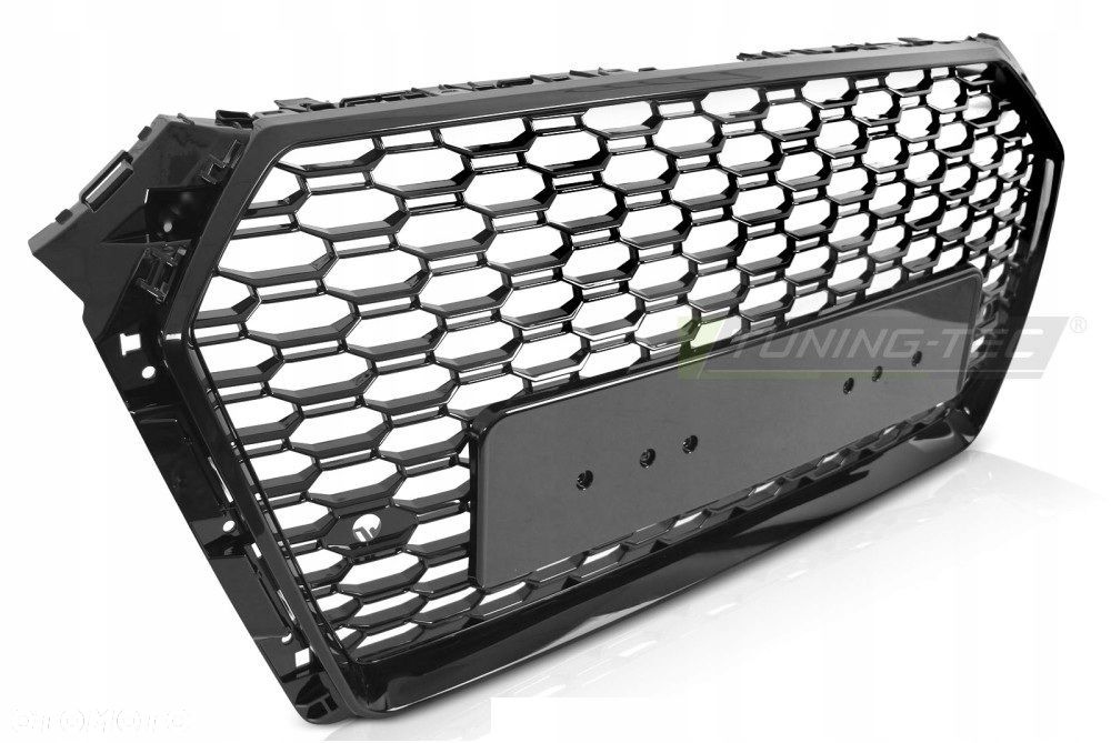 Atrapa Grill Kratka Plaster miodu czarna RS S4 look Audi A4 b9 8w 0 2015-19 - 2