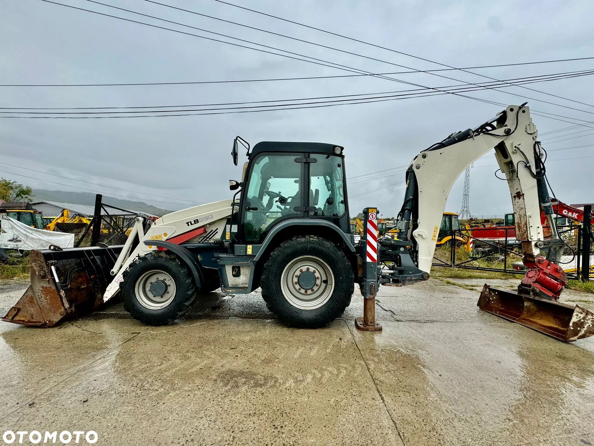 Terex TLB890PS* KOPARKO ŁADOWARKA TEREX TLB890PS** ROTATOR** JOYSTICK** SPROWADZONA**LEASING* ZAMIANA* SKUP* - 1