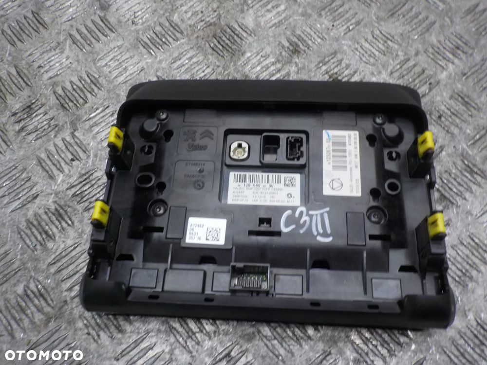 CITROEN C3 III PANEL WYŚWIETLACZ RADIA 98123287XU - 4