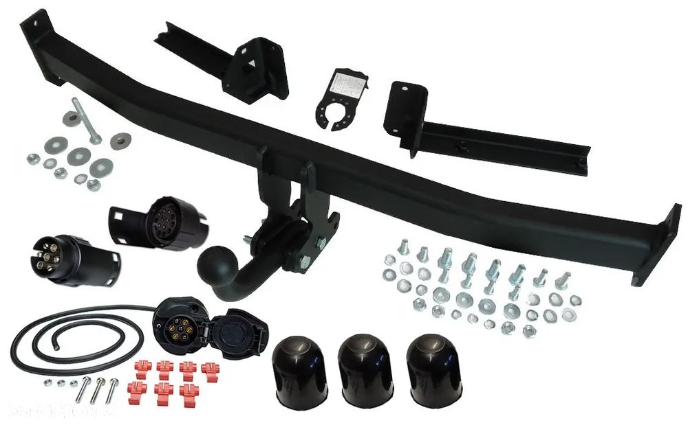 1700KG HAK HOLOWNICZY Z KULĄ ODKRĘCANĄ+WIĄZKA+7/13P HONDA CIVIC UFO 2006-2012 VIII 8 5/3d HB - 4