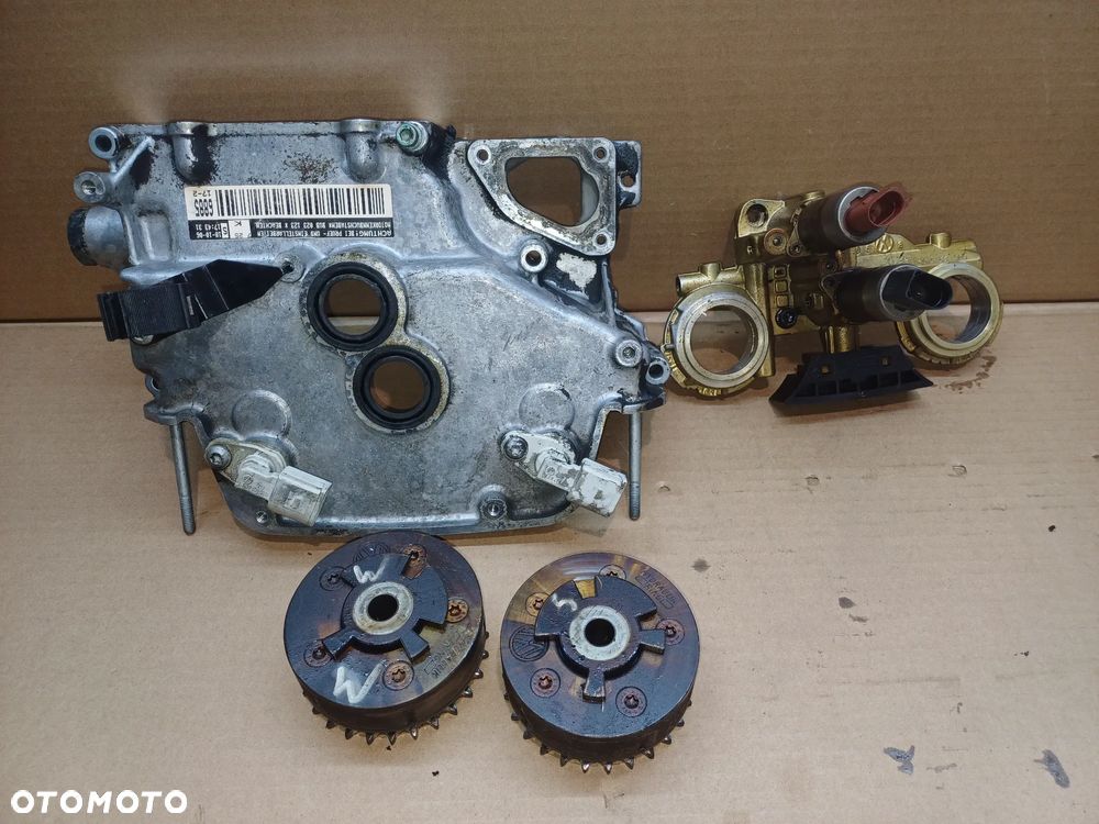Obudowa rozrzadu 3.2 V6 BUB  066109147F Wariator 022109088N 022109087K Nastawnik faz rozrzadu 066109210R Audi A3 8P 3.2 V6 24V BUB