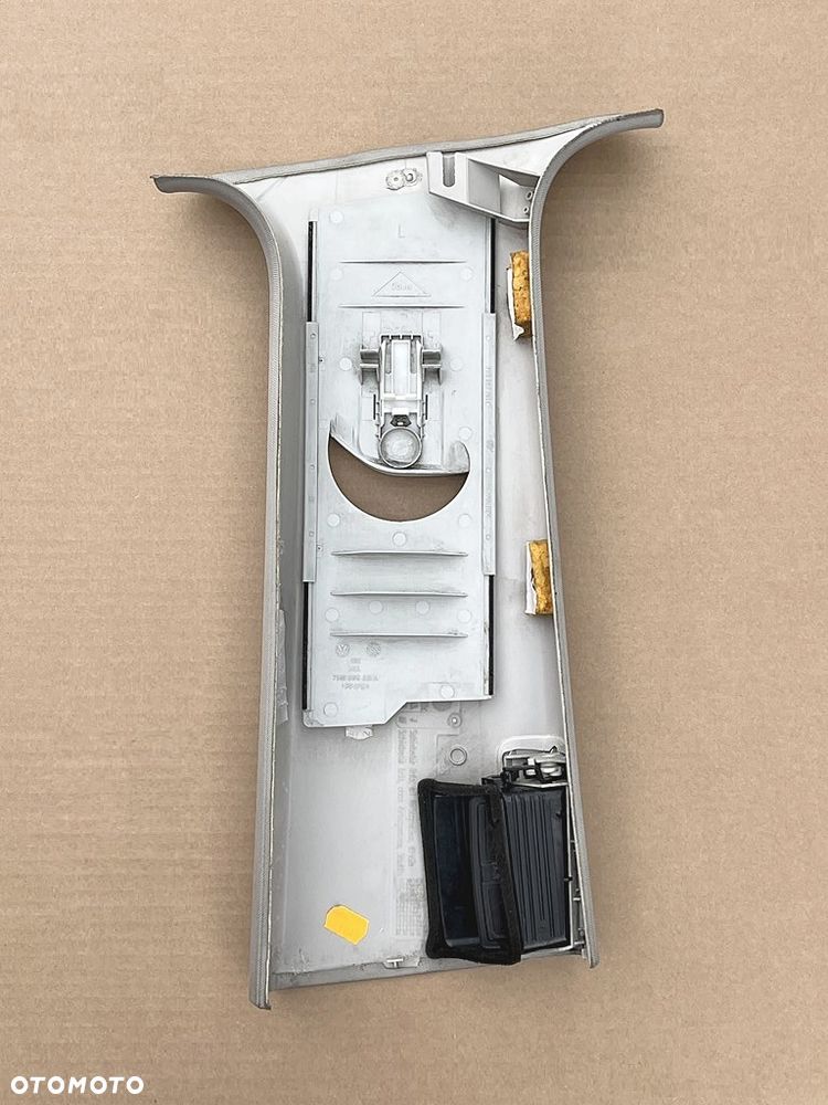 OSŁONA TAPICERKA POSZYCIE SŁUPKA B LEWA PRAWA MATERIAŁ VW T5 LIFT CARAVELLE TRANSPORTER 7H5867243 7H5867244 - 8