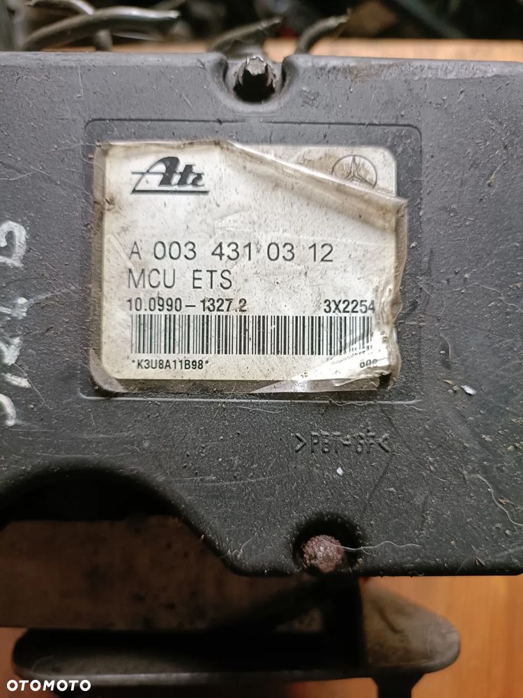 MERCEDES CLK W208 97-02 3,2 B pompa hamulcowa ABS A0034310312 * - 3