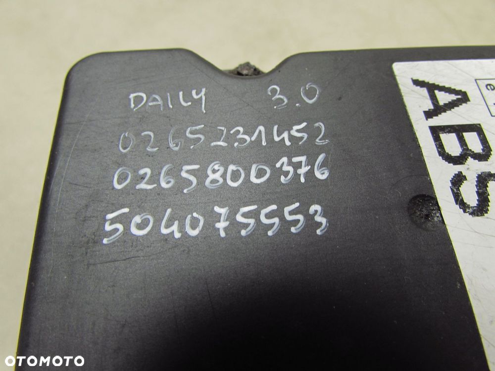 IVECO DAILY IV 06- POMPA ABS ESP 504075553 0265800376 0265231452 - 9