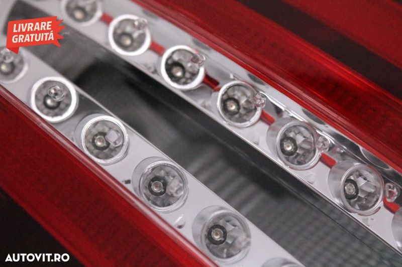 Stopuri LED Mercedes C-Class W204 (2007-2012) LED Light Bar Facelift Design- livrare gratuita - 5