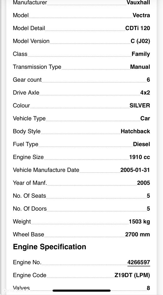 Silnik KOMPLETNY OPEL  Zafira Vectra 1.9 CDTI 120KM Z19DT Z19DTL 05 rok LPM film video - 8