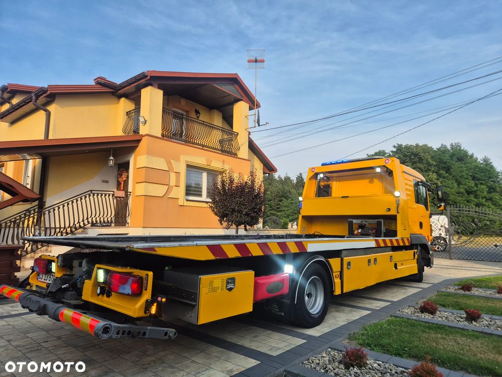 MAN TGL 12.250 POMOC DROGOWA PŁYTA HYDRAULICZAN FALKOM - 4