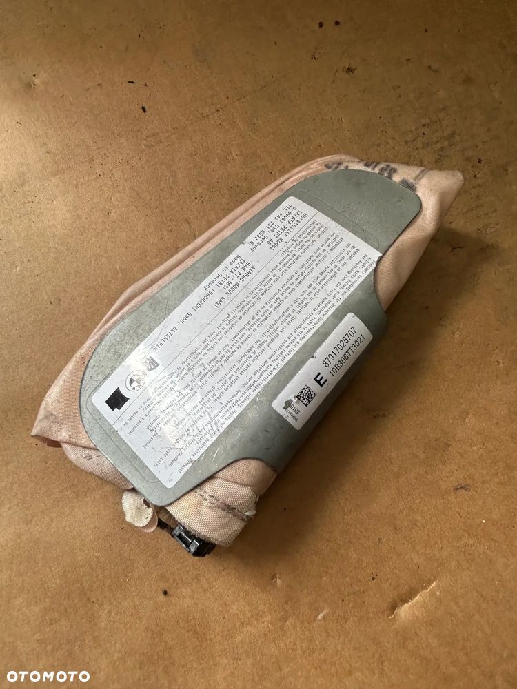 BMW F10 F11 PODUSZKA FOTELA LEWY PRZÓD AIRBAG 9170257 - 1