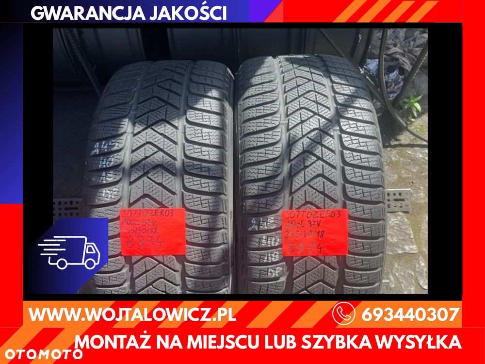 245 40 18 Pirelli Sottozero 3 2szt. AO Zima