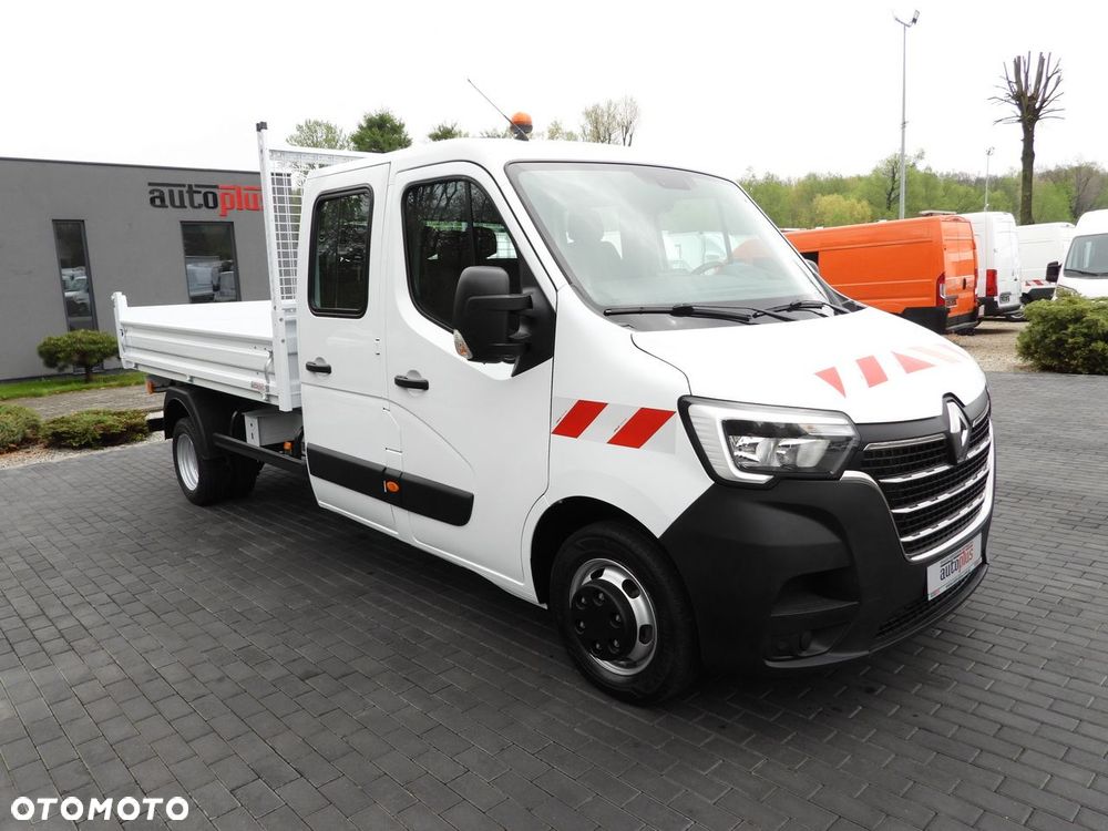 Renault MASTER  WYWROTKA PODWÓJNA KABINA DOKA 6 MIEJSC TEMPOMAT LEDY BLIŹNIACZE KOŁA KLIMATYZACJA  130KM - 5