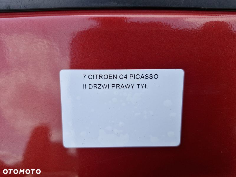 citroen c4 picasso ii 2 drzwi prawy tył tylne - 2