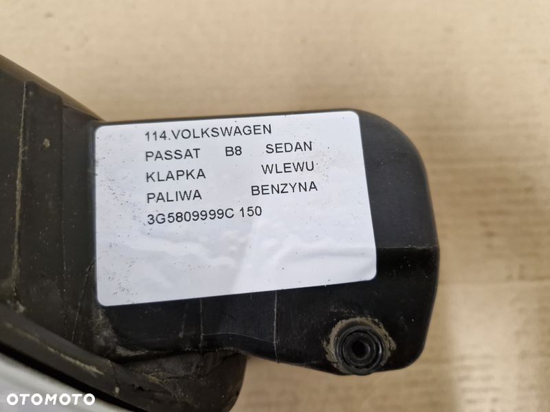 VOLKSWAGEN PASSAT B8 SEDAN KLAPKA WLEWU PALIWA BENZYNA 3G5809999C - 3