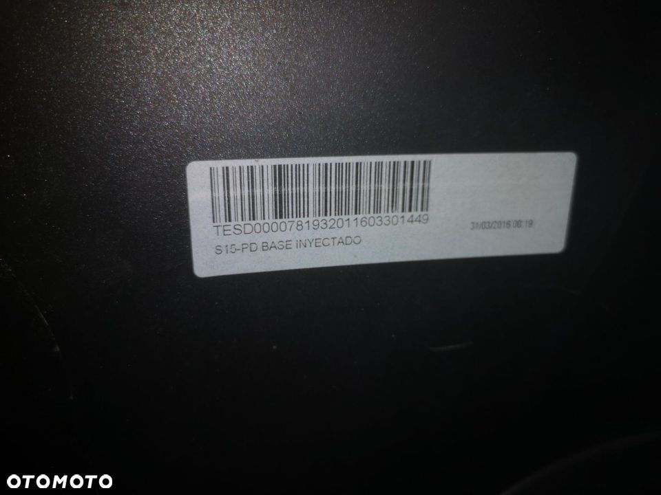 OPEL CORSA E NA 6 X PDC , BŁĘKITNY METALIK ZDERZAK PRZEDNI PRZÓD NR AUKCJI NZ519 - 25