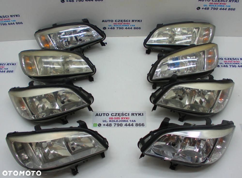 Opel Zafira A Lampa Przód Lewa Prawa Strona - 1