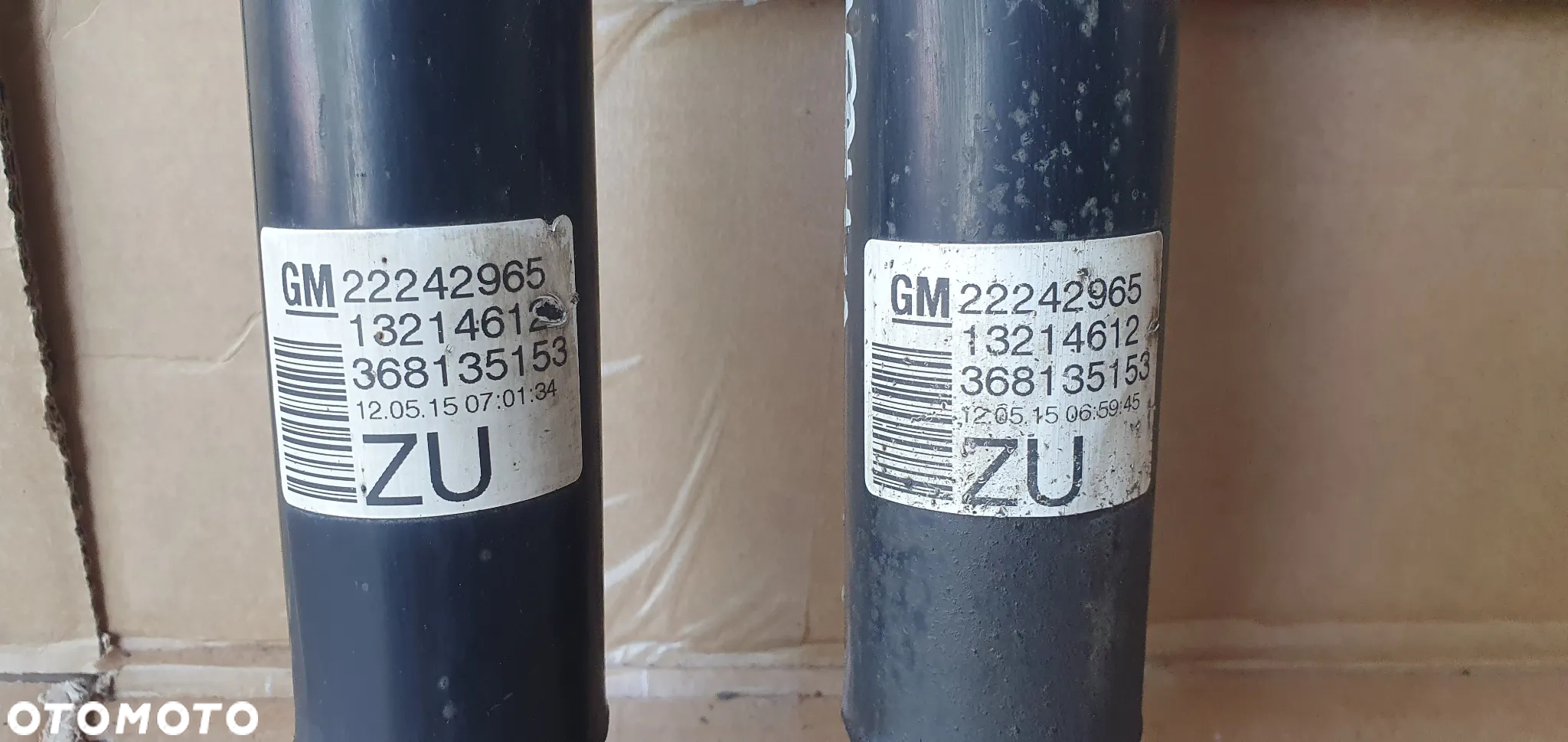 Amortyzatory amortyzator tył tylny Opel Meriva A 13214612 22242965 - 5