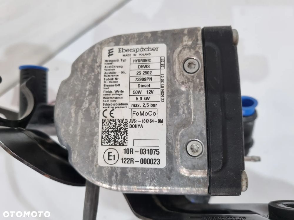 FORD TRANSIT CONNECT KUGA FOCUS MK3 C-MAX WEBASTO OGRZEWANIE POSTOJOWE AV61-18K464-BM AV61-18K463-BP - 6