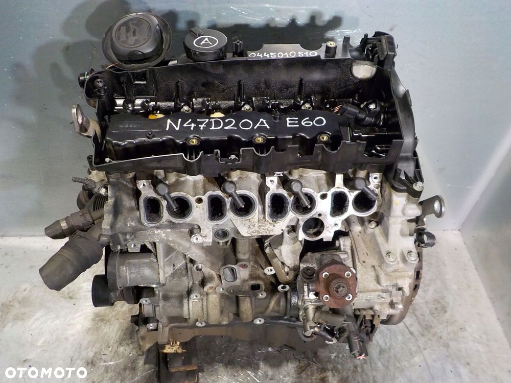 BMW 5 E60 E61 SILNIK 2.0 D 177 KM N47D20A + POMPA 0445010510 - 11