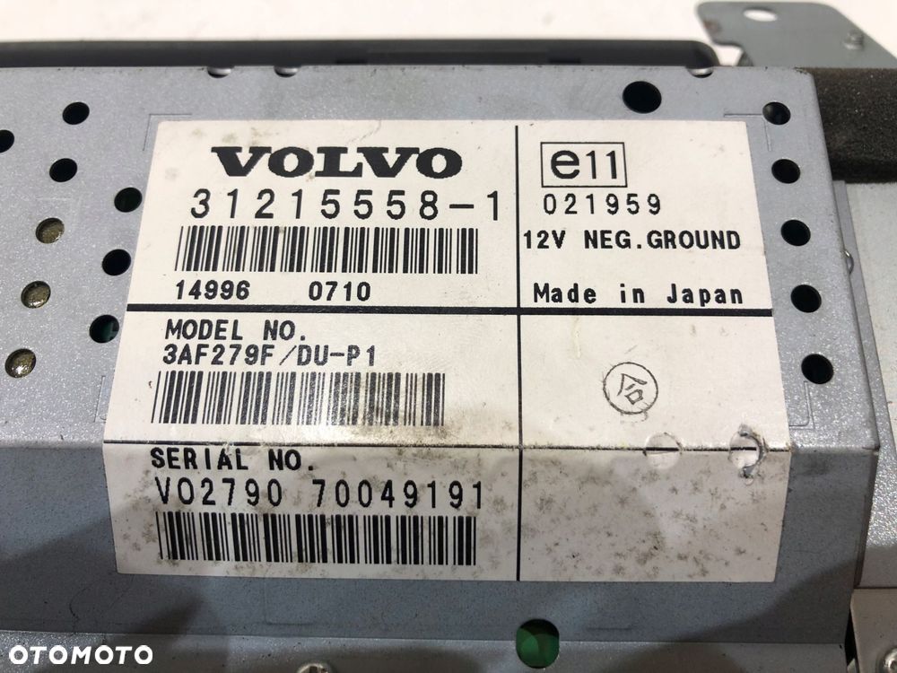 volvo v50 wyświetlacz nawigacji monitor lift 04-12 - 5