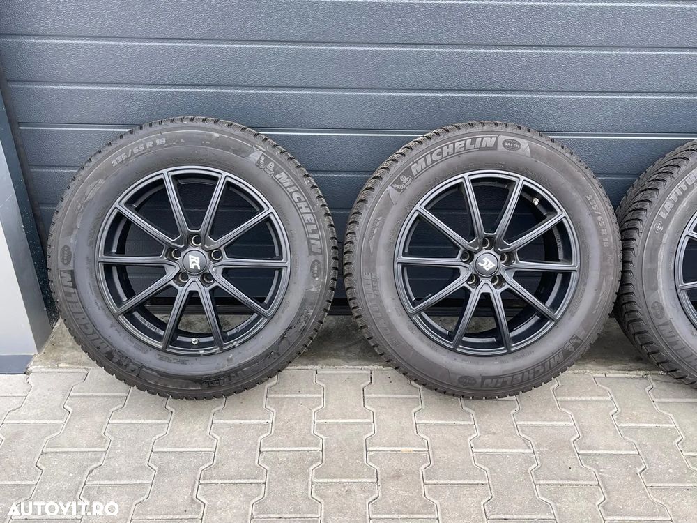 Jante Jaguar I Pace 18 inch cu anvelope iarna Michelin, senzori presiune - 2