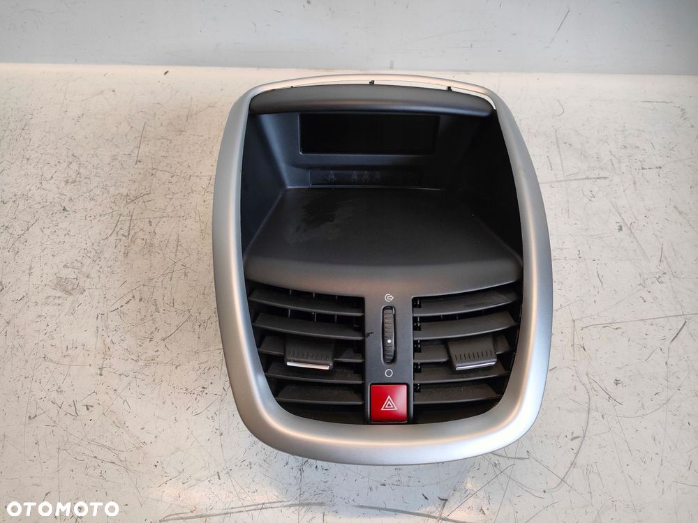 PEUGEOT 207 06- 1.6 HDI KRATKA NAWIEWU ŚRODKOWA WYSWIETLACZ 9664483980 - 1