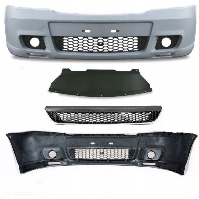 ZDERZAK PRZEDNI OPEL ASTRA G OPC  GRILL HALOGENY - 2
