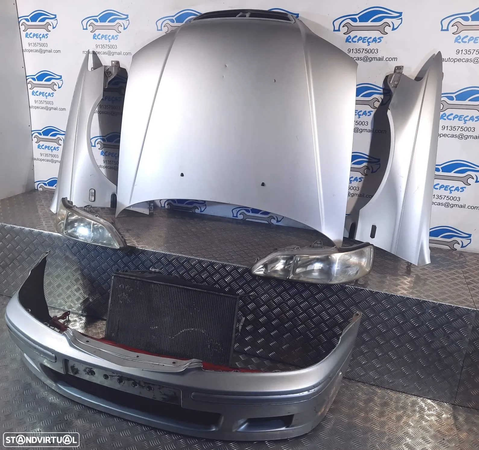 FRENTE COMPLETA HONDA ACCORD VI 6 MK6 CK CG CH CF CAPOT PARACHOQUES GUARDA-LAMAS OTICAS RADIADOR VENTILADOR - 2