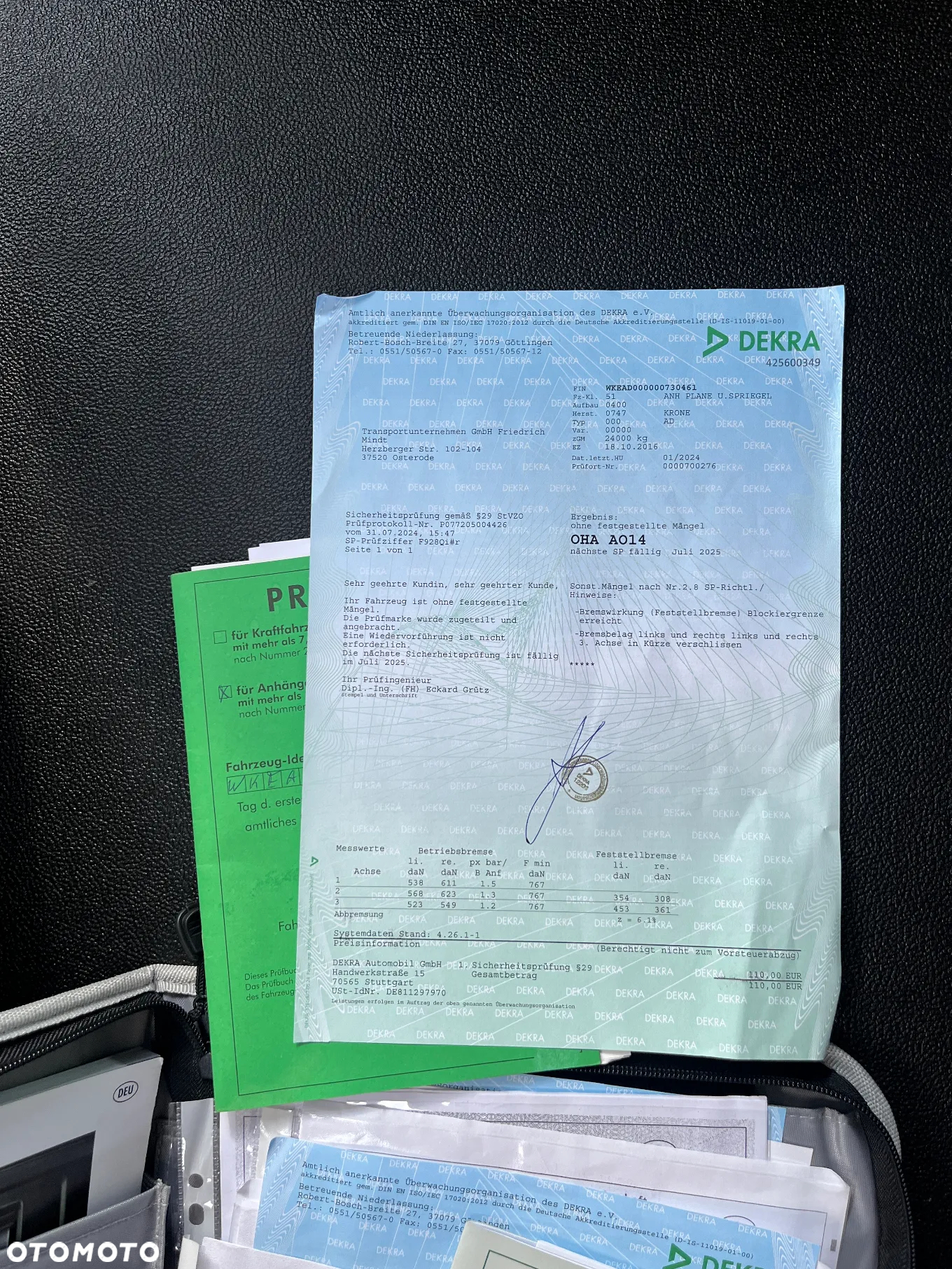 Krone AD. Firanka. Dach zsuwany. 3-osiowa(II podnoszona), Z Niemiec - 6