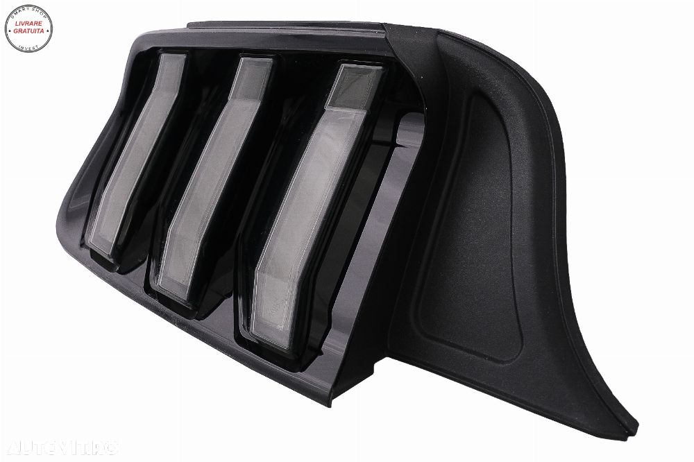 Stopuri Full LED Ford Mustang VI S550 (2015-2019) Fumuriu cu Semnal Dinamic Secven- livrare gratuita - 3