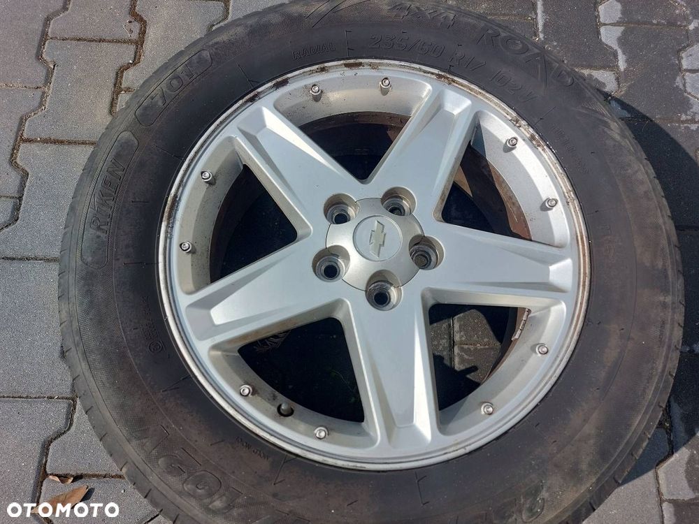 FELGI ALUMINIOWE 4SZT 5X115 ET 47 FI 70,3 7JX17 CHEVROLET EQUINOX I - 5