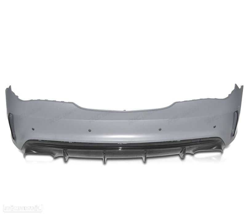 PARA-CHOQUES TRASEIRO MERCEDES CLA C117 13-19 LOOK AMG - 3