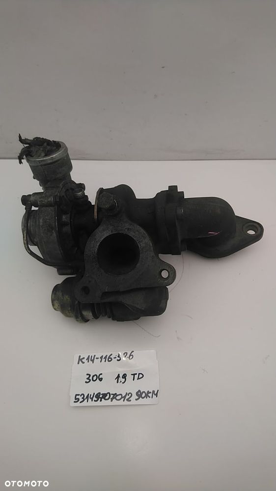 TURBINA 1.9 TD DT 90KM 306 K14-116-326 53149707012 - 3
