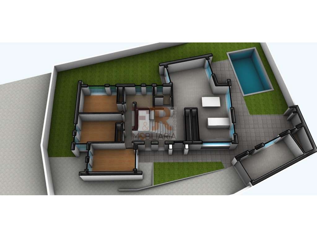 Moradia T5 com Garagem e Piscina. AZEITÃO - Grande imagem: 4/15