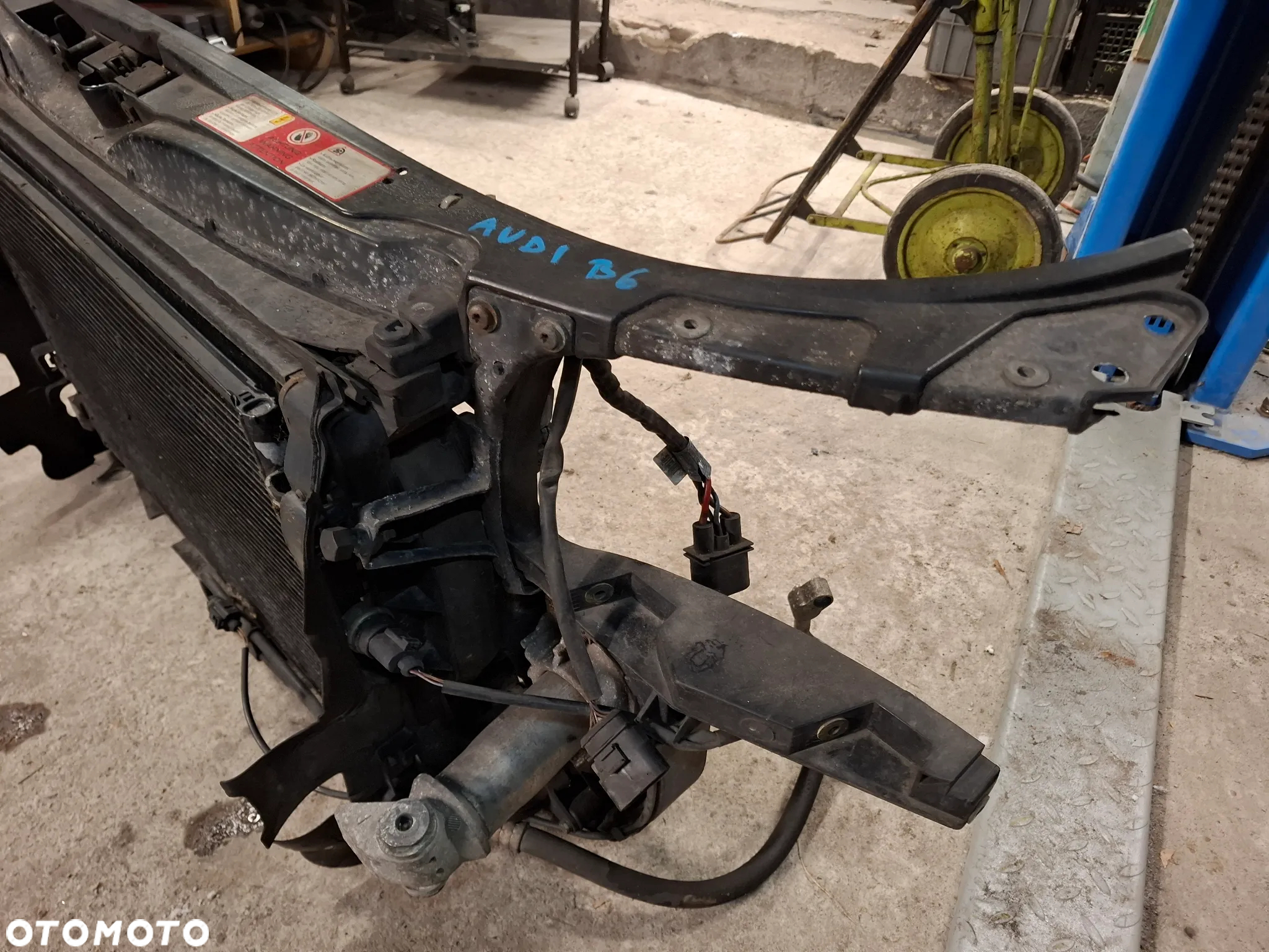 PAS PRZOD PRZEDNI WZMOCNIENIE CHLODNICE KOMPLET AUDI A4 B6 1.9TDI AVF AWX MANUAL SLASK WYSYLKA - 5
