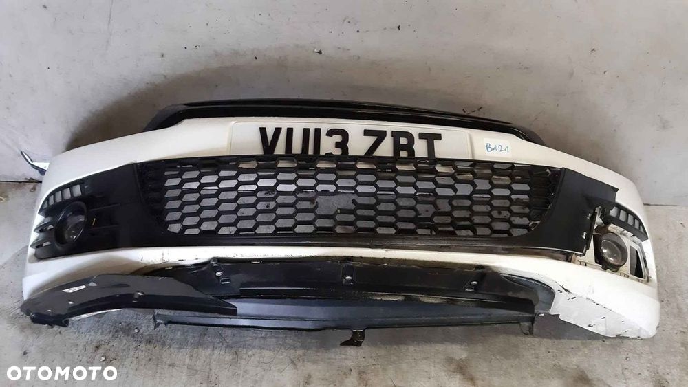 ^ ZDERZAK PRZÓD PRZEDNI VW VOLKSWAGEN SCIROCCO HALOGENY LB9A BIAŁY DO MALOWANIA I NAPRAWY ! - 1