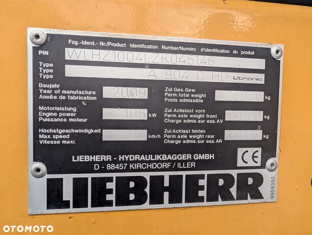 Liebherr koparka przeładunkowa A 904 C HD Litronic - 18