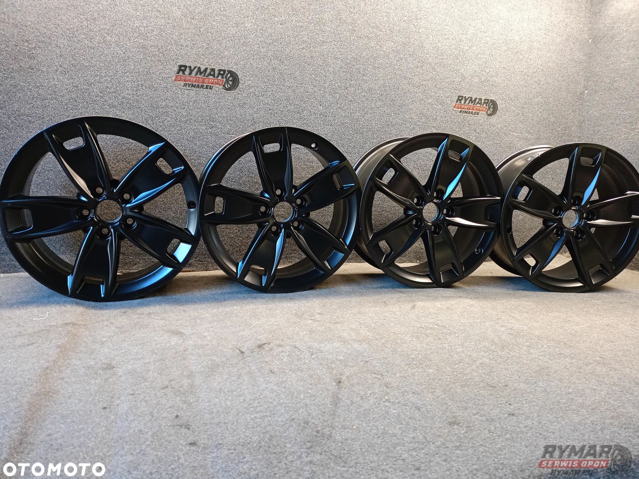 ALUFELGI 7.5X17" 5x112 ET56 ORYGINAŁ AUDI VW SEAT SKODA KOMPLET - 1