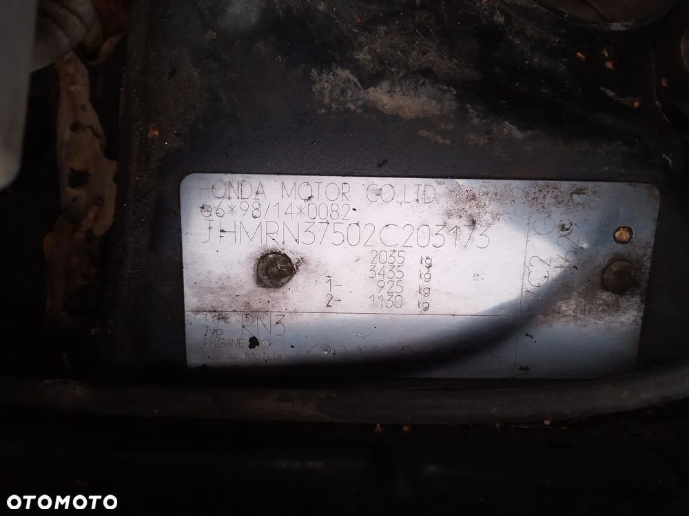 HONDA STREAM 00-03 NH629M, K20A1 2.0 16V  BŁOTNIK LEWY PRAWY PRZÓD - 31