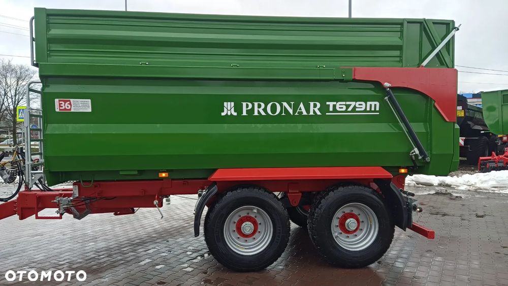 Pronar Przyczepa rolnicza skorupowa T-679 / T679M tandem z wywrotem do tyłu - 19
