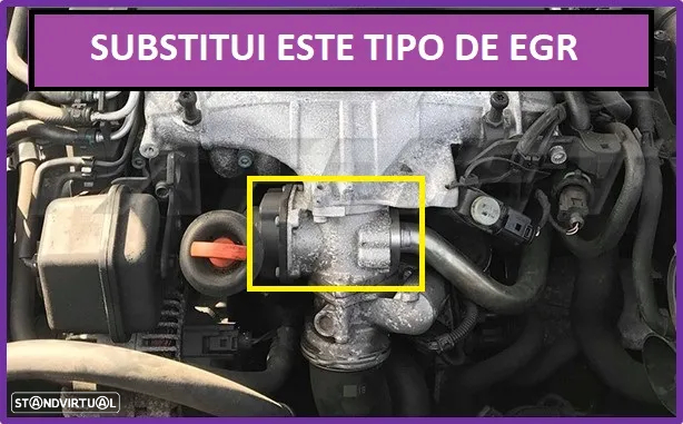 SUPRESSOR EGR VW AUDI SEAT SKODA 1.2 1.4 1.9 2.0 TDI - PRETO - 4