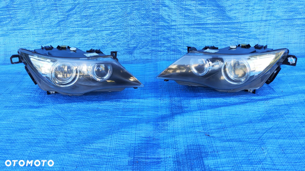 LAMPA PRZÓD LEWY PRAWY XENON NIE SKRĘTNY KOMPLETNY KOMPLET 7176709 7176710 BMW E63 E64 LCI LIFT