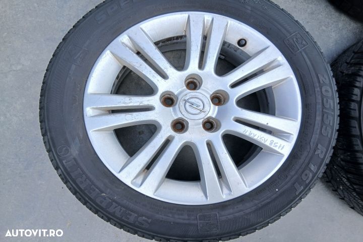 Jante aliaj cu anvelope 16 - set 250/55 R16 ET39 6.5JX16H2 250/55 R16 - 4