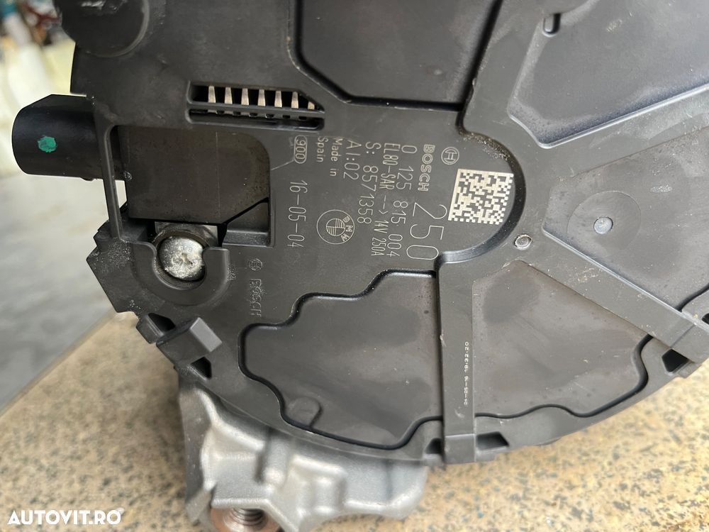 Alternator 8571358 250 A BMW G11 G12 3.0 diesel 2017 - 5