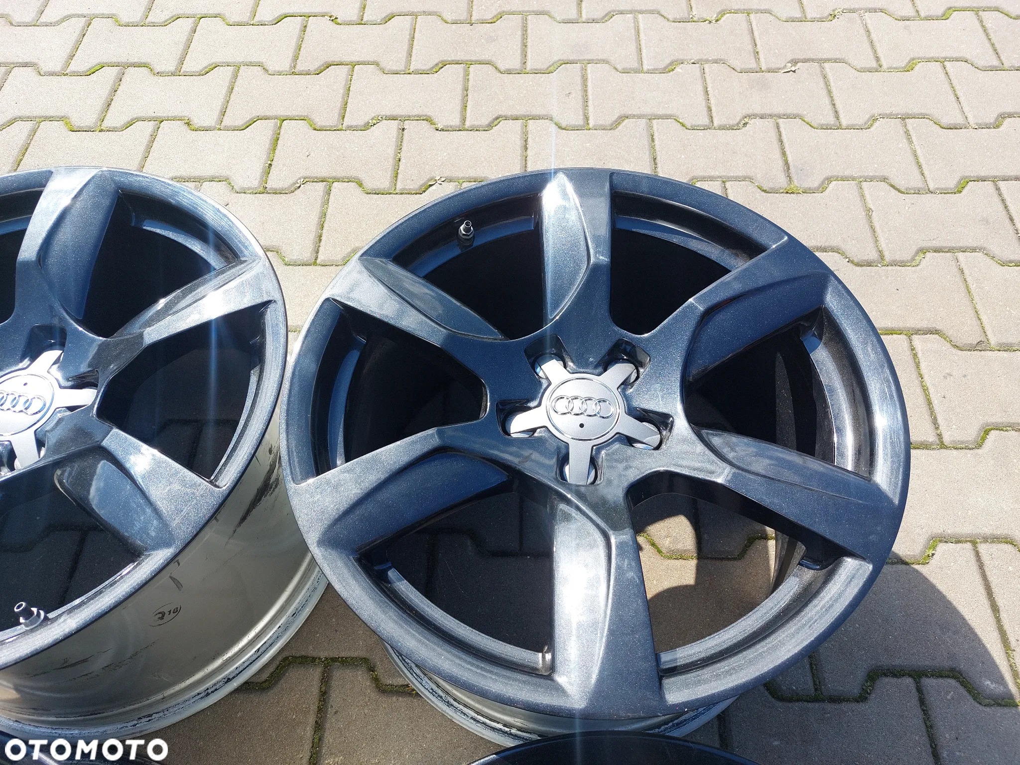 AUDI R8 AUDI TT A3 FELI ALUMINIOWE R18 8.5J ET42 10.5J ET50 5X112 ORYGINAŁ PROSTE! - 3